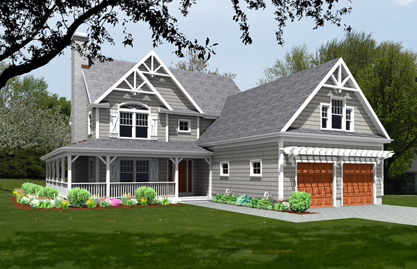 Colonial House  Plan